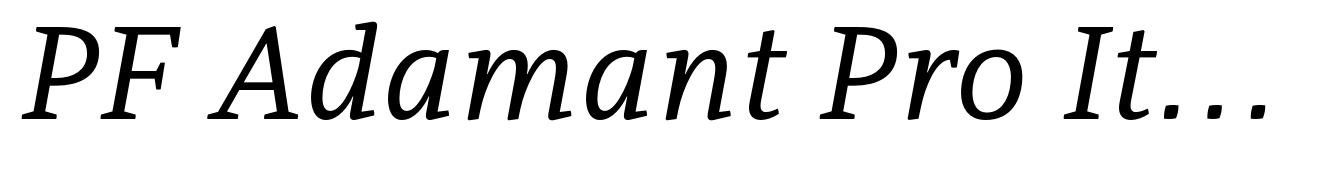 PF Adamant Pro Italic